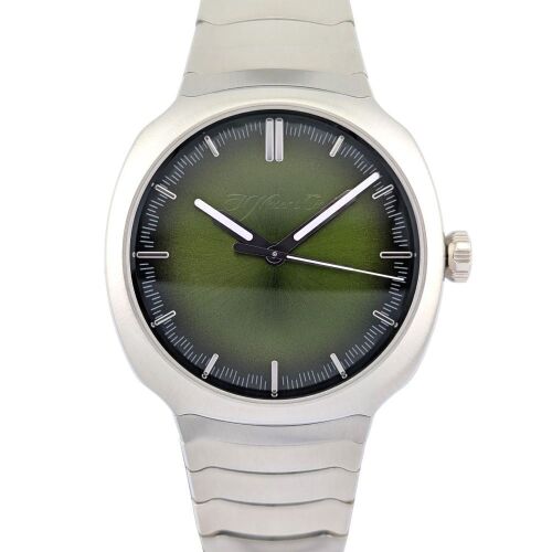 H.Moser & Cie. 6201-1200 Streamliner Centre Seconds Green 40mm 2024 Box & Papers