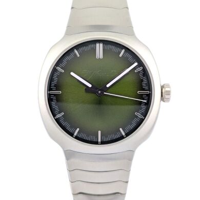 H.Moser & Cie. 6201-1200 Streamliner Centre Seconds Green 40mm 2024 Box & Papers
