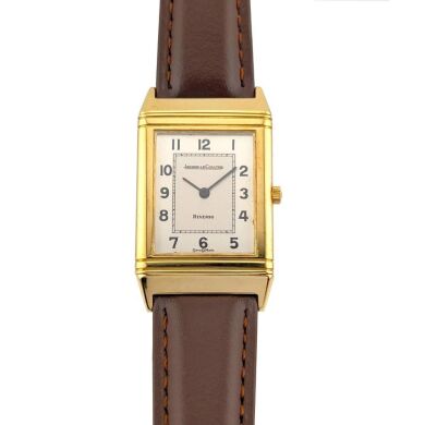 Jaeger-LeCoultre 140.105.1 Reverso Classique 18k Yellow Gold 23mm Box & Papers