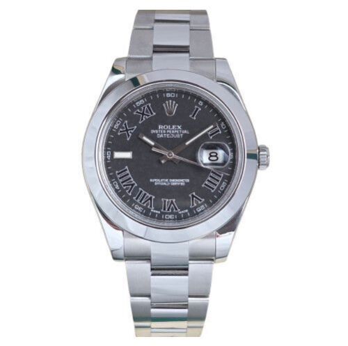 Rolex Datejust II 41 Black Roman 116300
