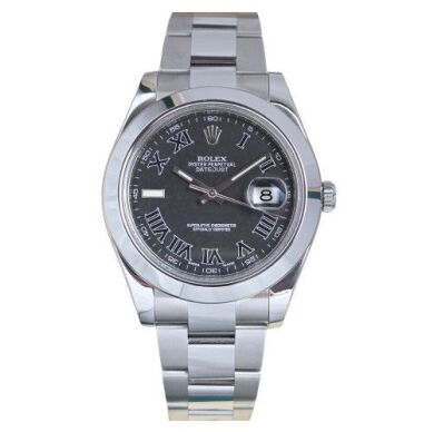 Rolex Datejust II 41 Black Roman 116300