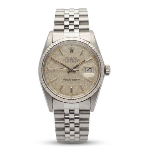 Rolex Datejust 36 Silver Linen 16014