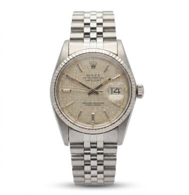 Rolex Datejust 36 Silver Linen 16014