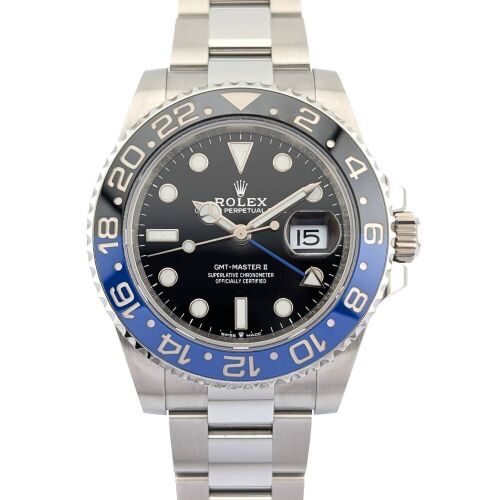 Rolex 126710BLNR GMT-Master II Batman 40mm Box & Papers