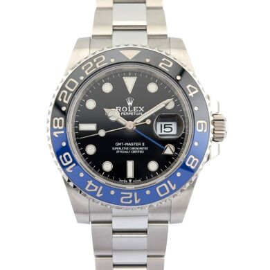 Rolex 126710BLNR GMT-Master II Batman 40mm Box & Papers