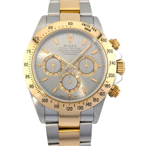 Rolex 16523 Zenith Daytona Two Tone Slate Grey Dial