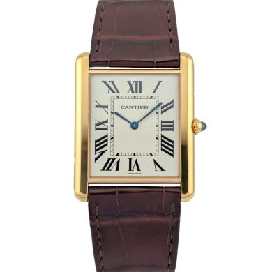 Cartier W1560017 Louis Tank XL 18K Rose Gold Box & Papers
