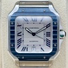 Cartier Santos Large PVD Blue Romans Ref WSSA0047 2022 - 2
