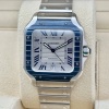 Cartier Santos Large PVD Blue Romans Ref WSSA0047 2022 - 4