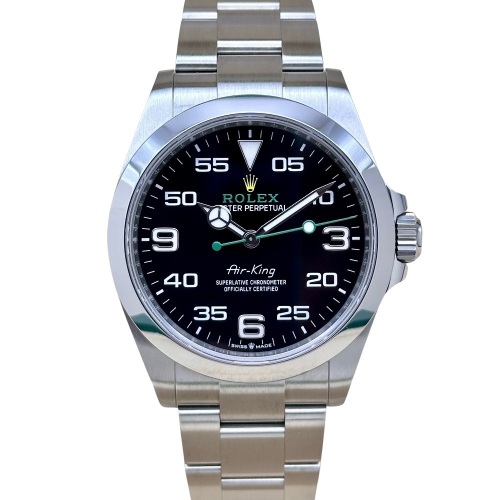 Rolex Air-King Black Dial Oystersteel Ref. 126900 EXCELLENT!