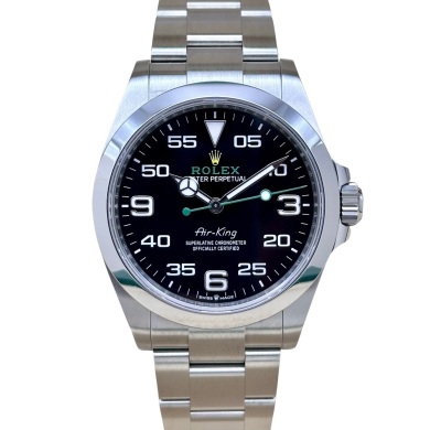 Rolex Air-King Black Dial Oystersteel Ref. 126900 EXCELLENT!