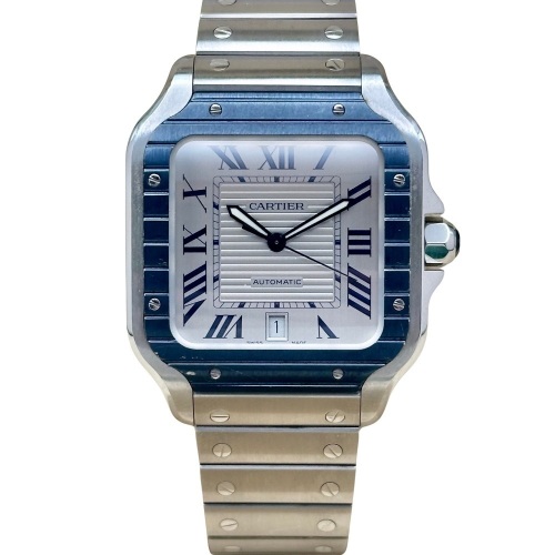 Cartier Santos Large PVD Blue Romans Ref WSSA0047 2022