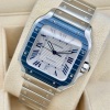Cartier Santos Large PVD Blue Romans Ref WSSA0047 2022 - 5