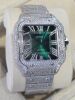 Cartier Santos Large Custom Diamond Set - 2