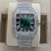 Cartier Santos Large Custom Diamond Set - 3