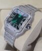 Cartier Santos Large Custom Diamond Set - 4