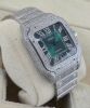 Cartier Santos Large Custom Diamond Set - 5