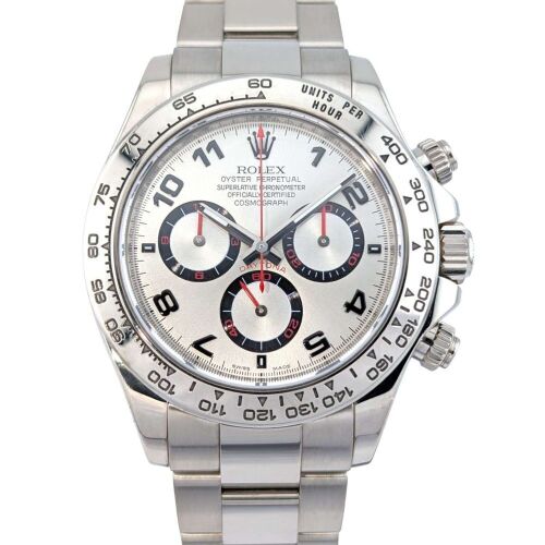 Rolex 116509 Daytona 18k White Gold Racing Dial