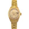 Rolex 69278 Lady-Datejust 18k Gold Bark President Champagne Diamond Dial
