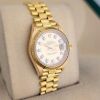 Rolex 69278 Lady-Datejust 18k Gold Bark President Champagne Diamond Dial - 3