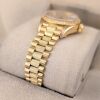 Rolex 69278 Lady-Datejust 18k Gold Bark President Champagne Diamond Dial - 6