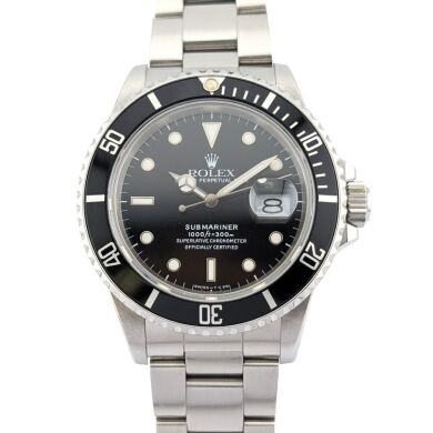 Rolex 168000 Submariner Date Triple Zero