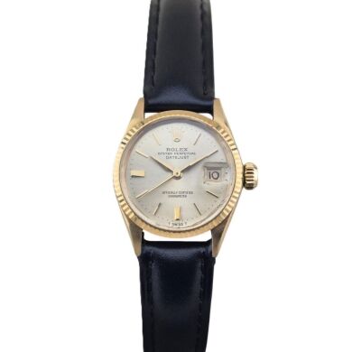 Rolex 6517 Oyster Perpetual Lady Date 18k Yellow Gold