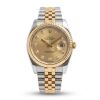 Rolex Datejust 36 Champagne Diamond Dial 116233