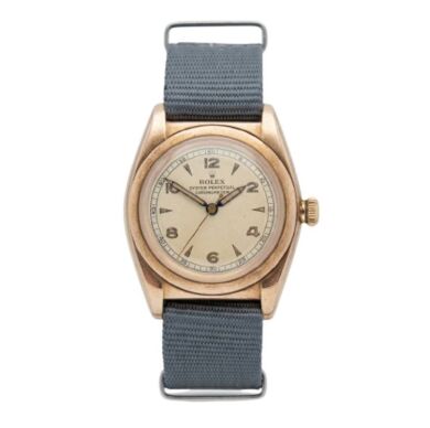 Rolex Oyster Perpetual Bubble Back 3131 Rose Gold