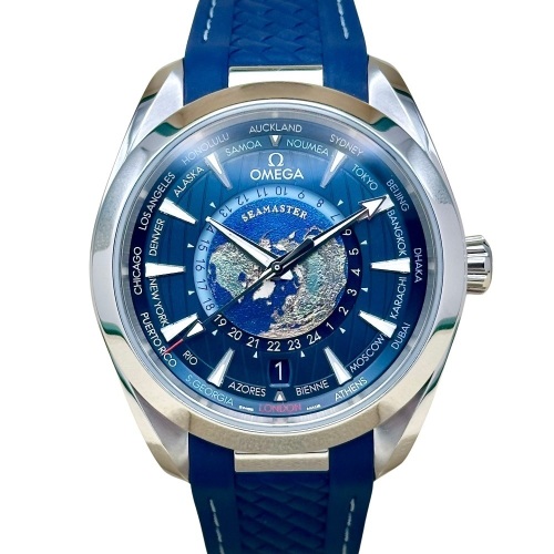 Omega Aqua Terra 150M World Timer Ref 220.12.43.22.03.001 2024 - WOW!