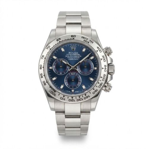 Rolex Daytona White Gold Blue Dial 116509 - JOHN MAYER