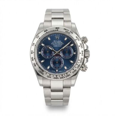 Rolex Daytona White Gold Blue Dial 116509 - JOHN MAYER