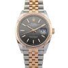 Rolex 126231 Datejust 36 Two Tone Everose Gold Slate Dial Box & Papers