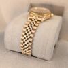 Rolex 76198G Oyster Perpetual 18k Gold Champagne Diamond Dial - 5