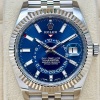 Rolex Sky-Dweller Sunburst Blue Jubilee Ref 326934 EXCELLENT!! - 2