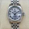 Rolex Lady-Datejust 26 Silver Romans Dial Ref 179174 2012 SUPER JUBILEE! - 2