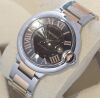 Cartier Ballon Bleu 42 Steel Rose Gold Chocolate Dial 3001 - 2
