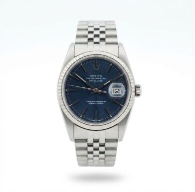 Rolex Datejust 36 Blue Stick Dial 16234