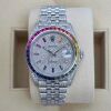 Rolex Datejust 41 Jubilee Custom Diamond Set Rainbow - 5