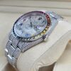 Rolex Datejust 41 Oyster Custom Diamond Set Rainbow - 4