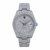 Rolex Datejust 41 Oyster Baguette Dial Custom Diamond Set