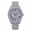 Rolex Datejust 41 Oyster Roman Dial Custom Diamond Set