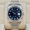 Rolex Datejust 36 Black Anniversary Diamond Dial 8K White Gold Ref 116234 2012 WHAT A DIAL! - 4