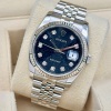 Rolex Datejust 36 Black Anniversary Diamond Dial 8K White Gold Ref 116234 2012 WHAT A DIAL! - 6
