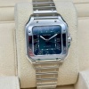 Cartier Santos Medium Steel Green Roman Dial Automatic Ref WSSA0061 - 3