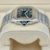 Cartier Santos Medium Steel Green Roman Dial Automatic Ref WSSA0061 - 5