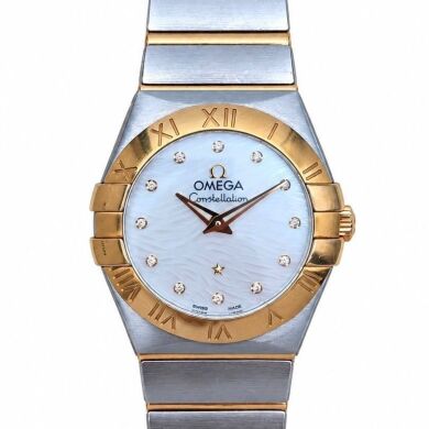 Omega Constellation Manhattan 25 MOP Diamond Dial