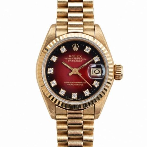 Rolex Lady-Datejust 26 Red Ombre Diamond Dial 69178G
