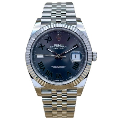 Rolex Datejust 41 Wimbledon 18K White Gold Ref 126334 2023 EXCELLENT!!