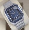 Cartier Santos De Cartier Striking Blue Bezel WSSA0048 - 4
